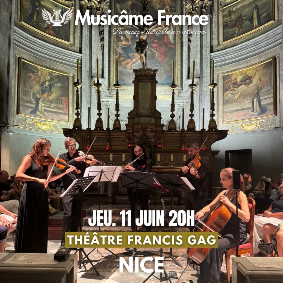 Concert &agrave; Nice&nbsp;: Rossini, Telemann, Taffanel, Tcha&iuml;kovsky, Bizet - Nice