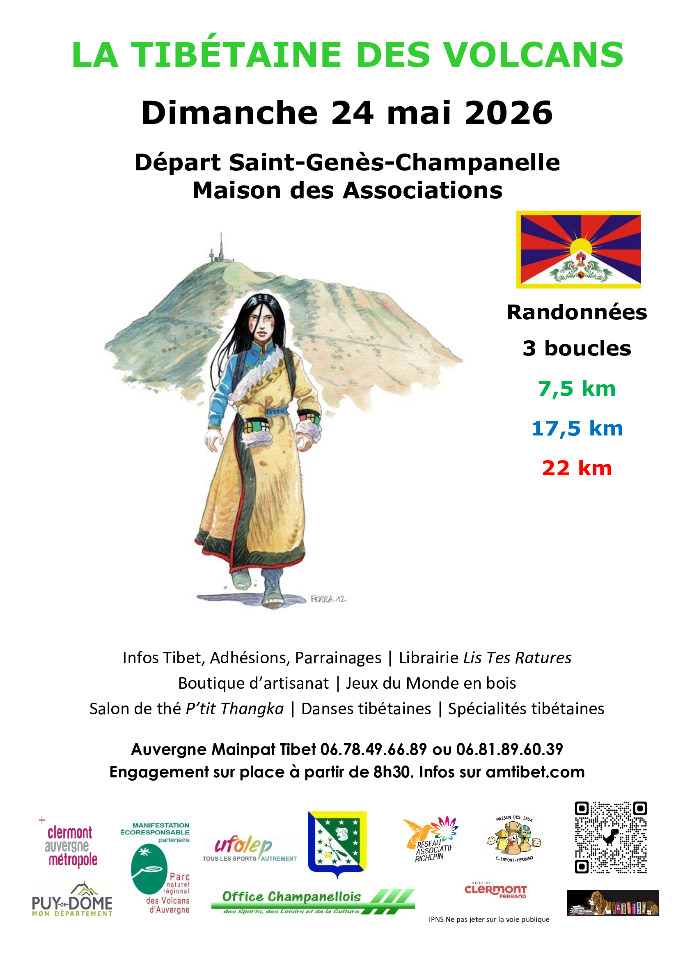Randonn&eacute;es La Tib&eacute;taine des Volcans - Saint-Genès-Champanelle