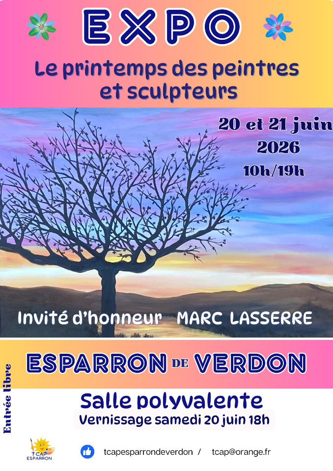Le printemps des peintres et sculpteurs - Esparron-de-Verdon