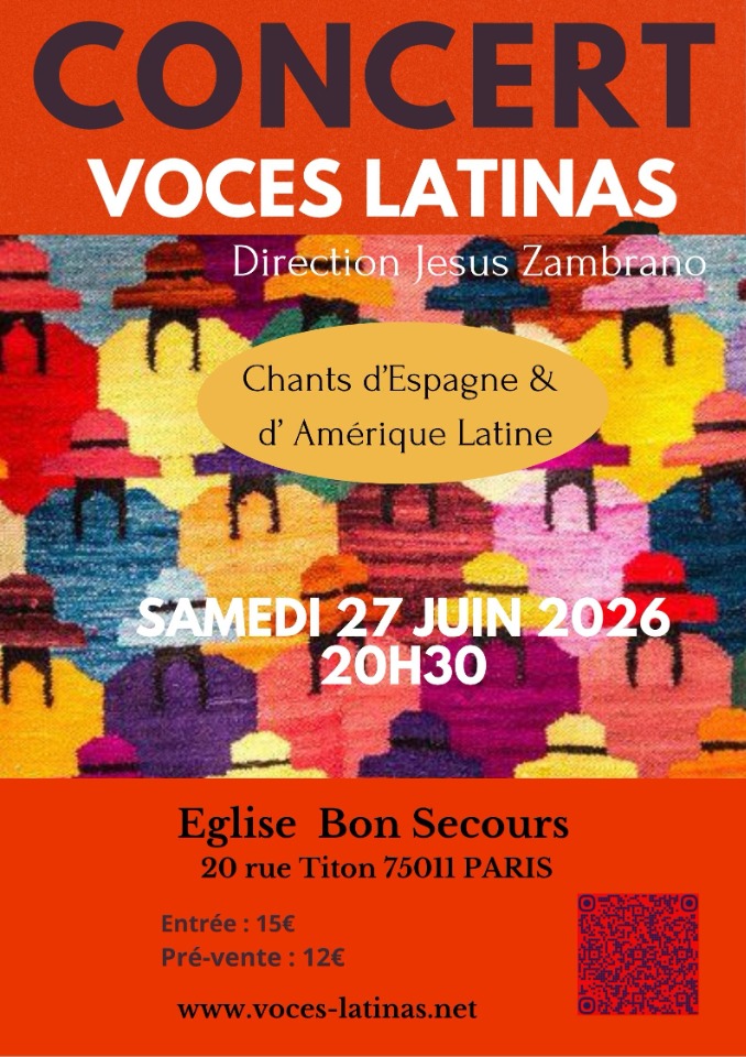CONCERT VOCES LATINAS  - Paris