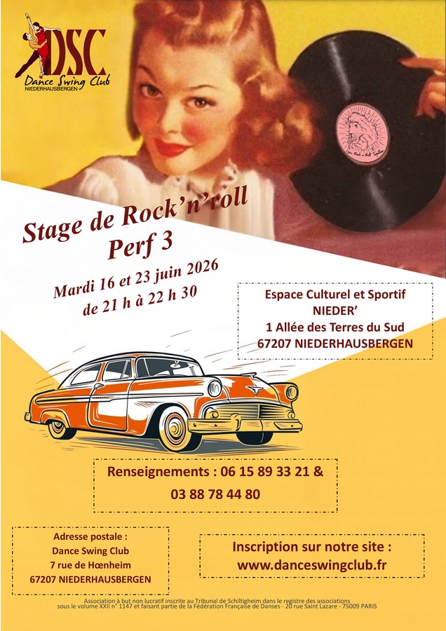 Stage de Rock  niveau PERFECTIONNEMENT 3  - Niederhausbergen