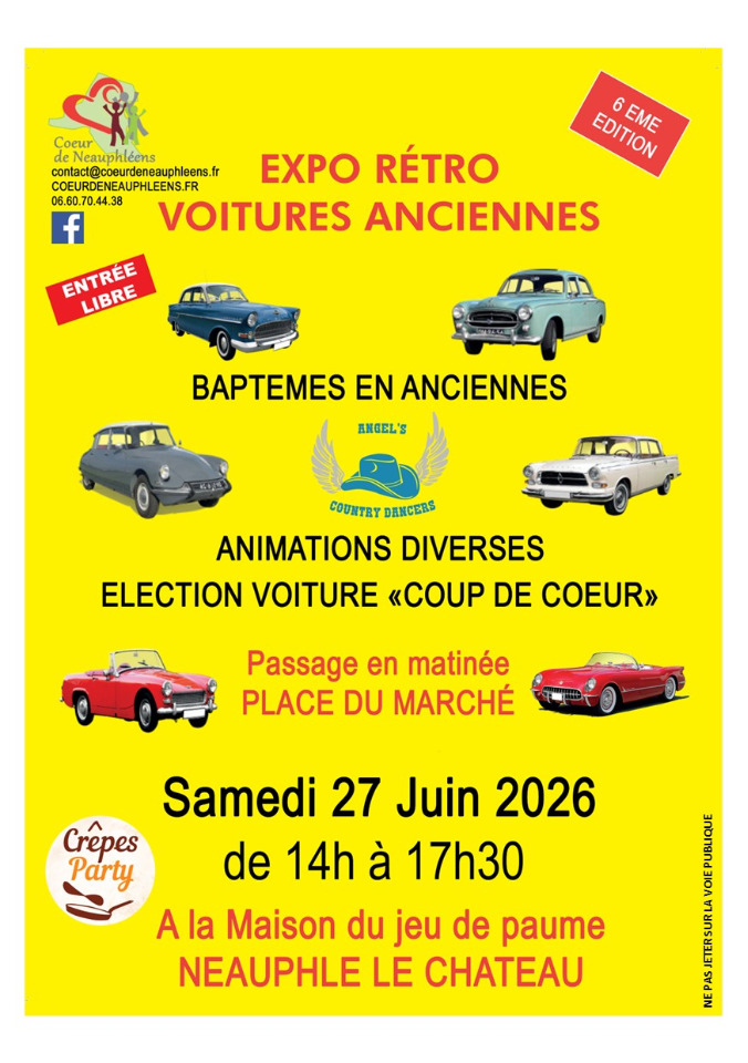 Exposition des voitures anciennes  - Neauphle-le-Château