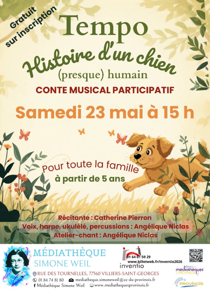 Conte musical participatif - Villiers-Saint-Georges
