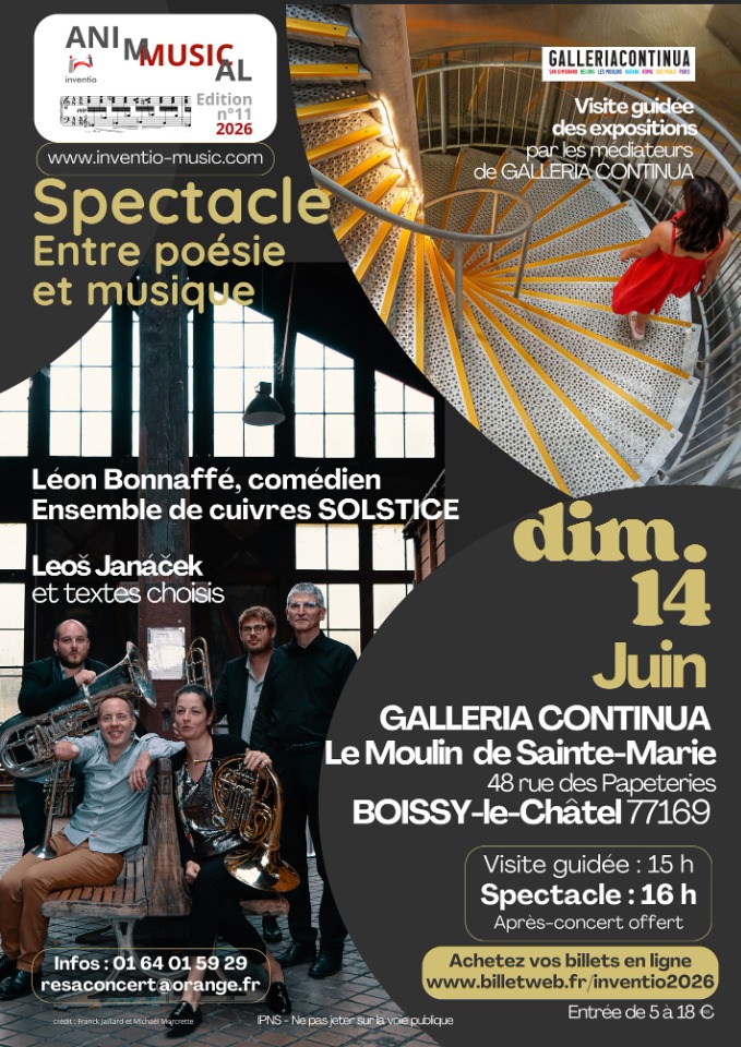 Spectacle musique et po&eacute;sie - Boissy-le-Châtel