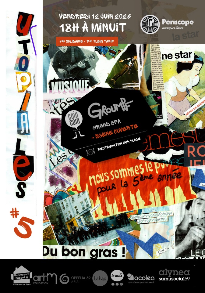 Concert GRAND CFA | Comit&eacute; des Fronti&egrave;res Abolies - Lyon