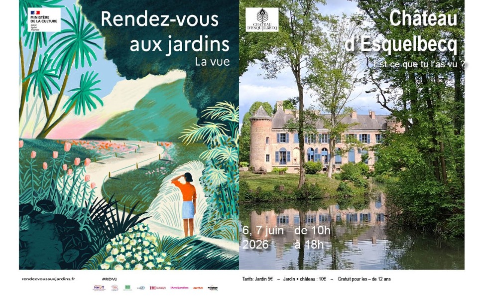 Rendez-vous aux jardins. Ch&acirc;teau d'Esquelbecq - Esquelbecq