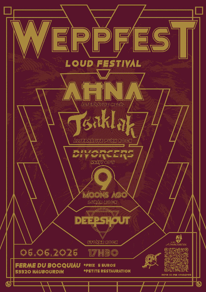 Weppfest#5&nbsp;: festival rock et metal - Haubourdin