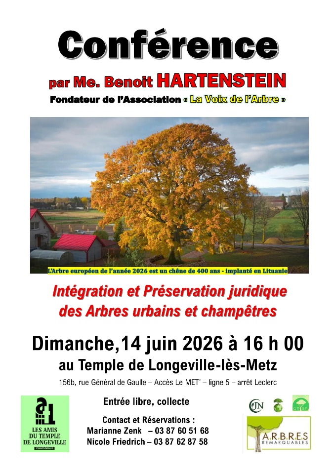 INTEGRATION ET PRESERVATION DES ARBRES URBAINS ET CHAMPETRES - Longeville-lès-Metz