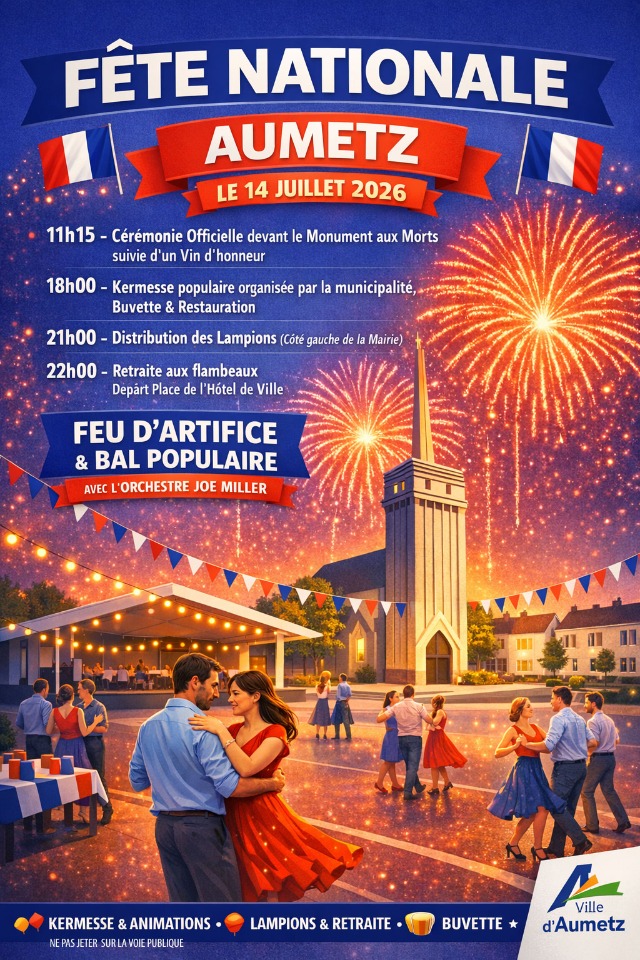 14 juillet Aumetz 2026 - Aumetz