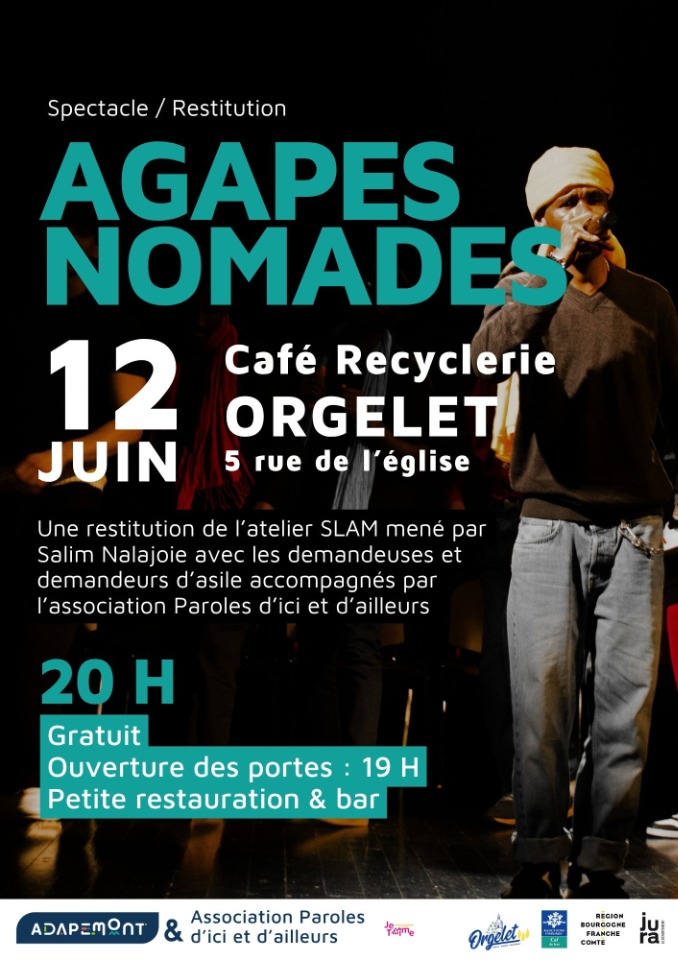 Spectacle / Restitution&nbsp;: "AGAPES NOMADES" - Orgelet