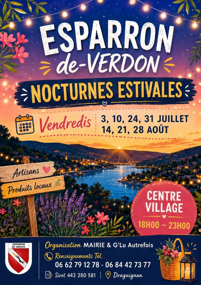 NOCTURNES ESTIVALES - Esparron-de-Verdon