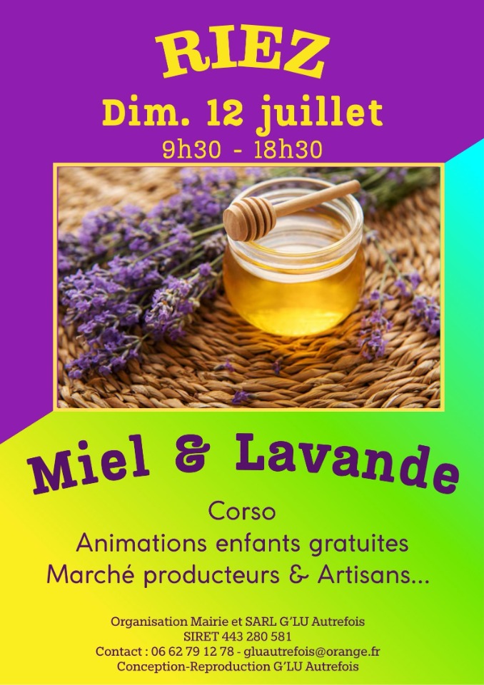 F&Ecirc;TE DU MIEL et de la LAVANDE - Riez