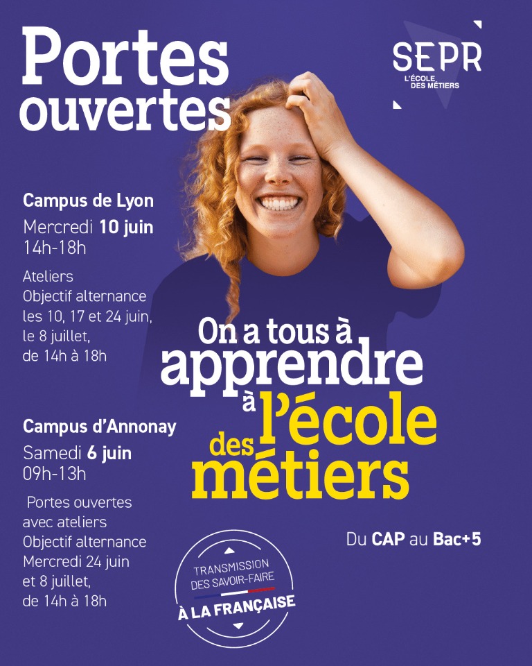SEPR&nbsp;: Portes Ouvertes et Ateliers "Objectif alternance" - Annonay - Annonay