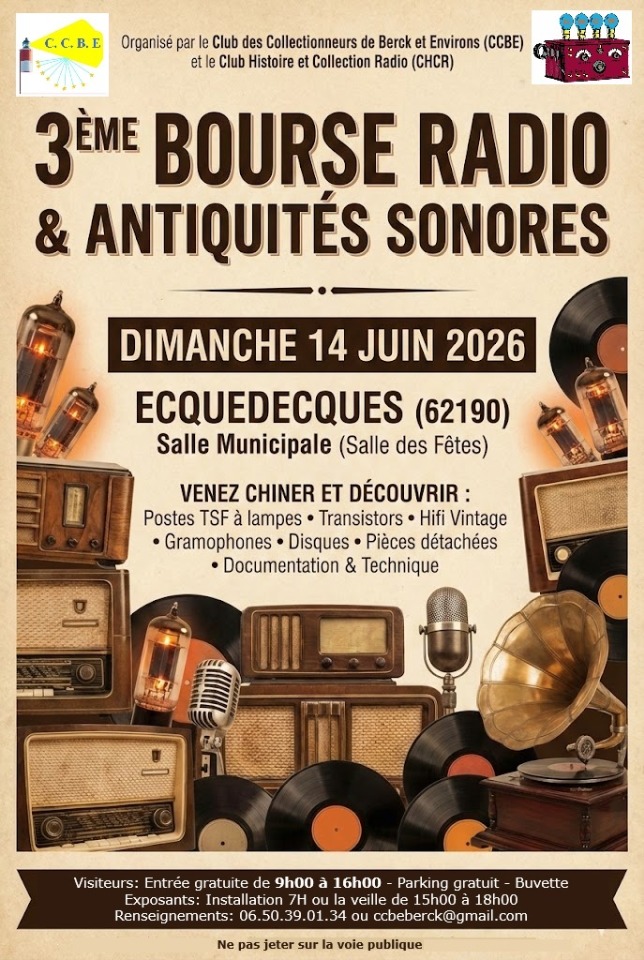 3&egrave;me Bourse radio et antiquit&eacute;s sonores - Ecquedecques