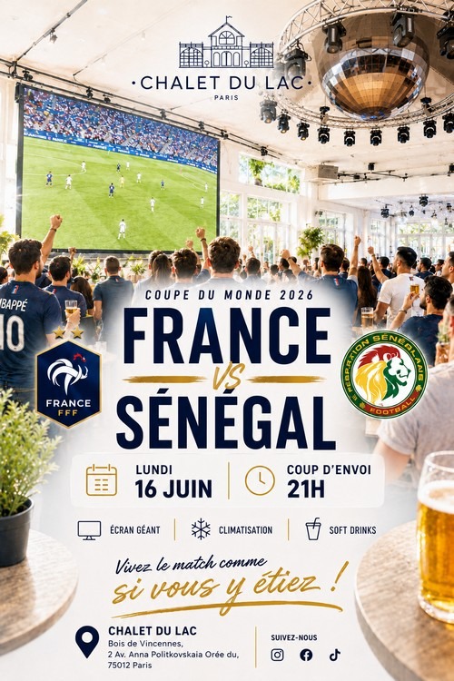 Diffusion de la coupe du monde de football - Paris