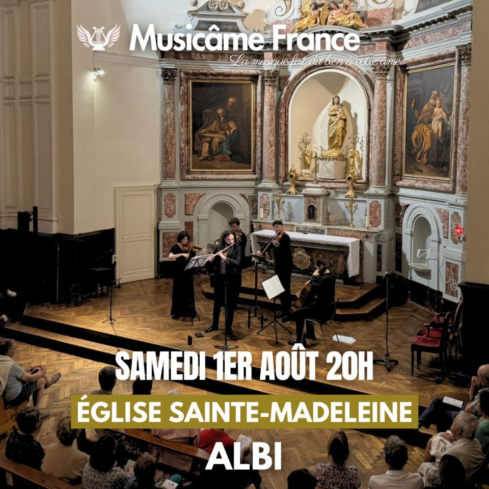 Concert &agrave; Albi&nbsp;: Ravel, Debussy, Cantemir, Mozart, Bach, Puccini - Albi