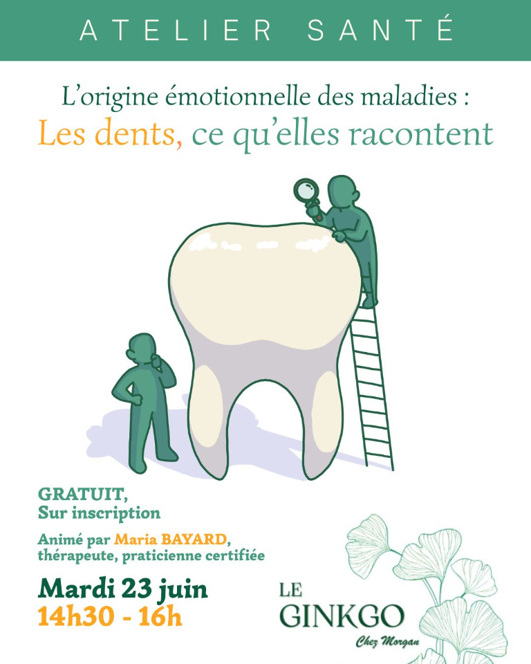 Atelier partage: d&eacute;codage &eacute;motionnel de nos dents  - Brive-la-Gaillarde