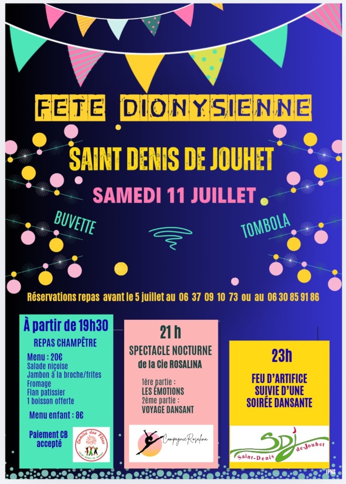 F&ecirc;te Dionysienne - Saint-Denis-de-Jouhet