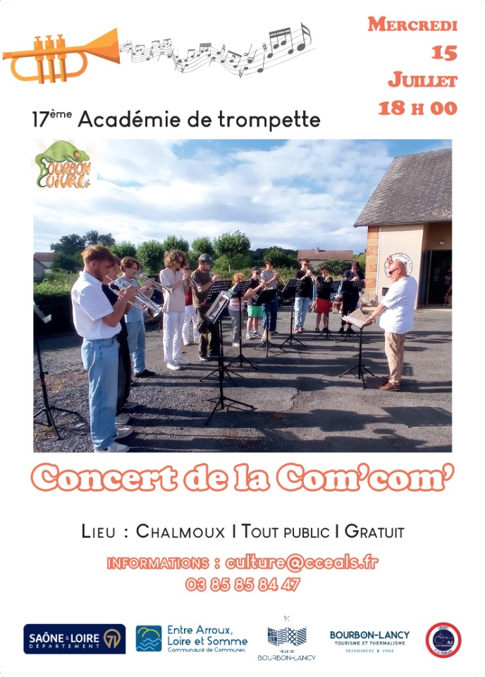 CONCERT DES TROMPETTISTES STAGIAIRES&nbsp;: 17&egrave;me acad&eacute;mie  - Chalmoux
