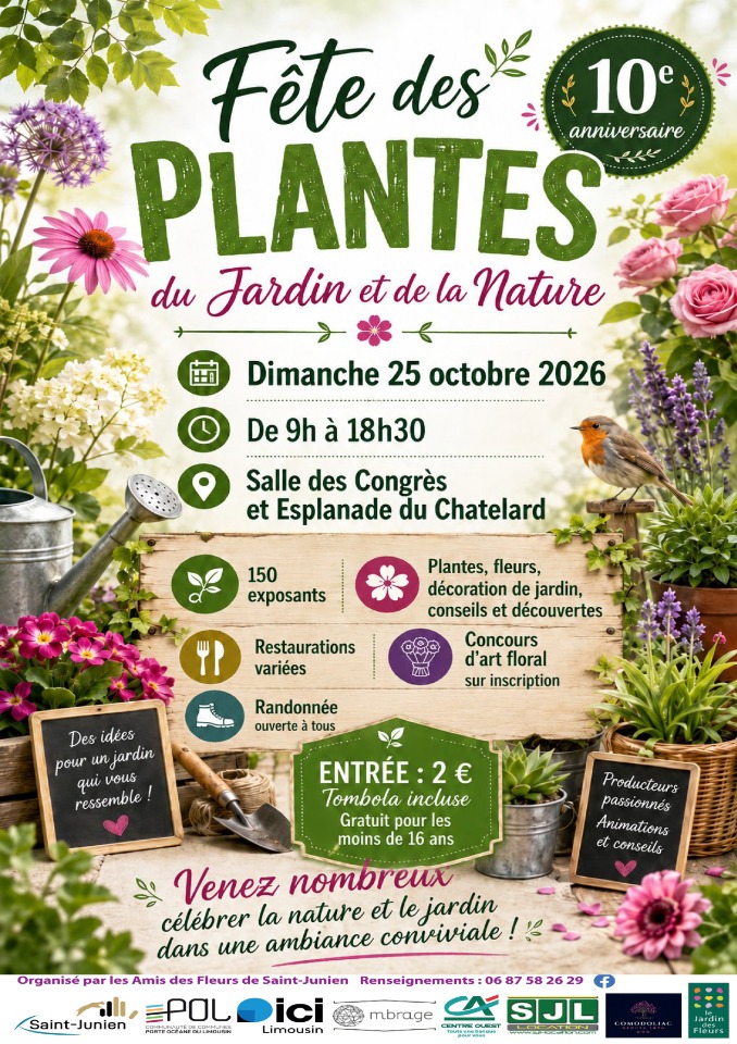 10&egrave;me f&ecirc;te des plantes, du jardin et de la nature - Saint-Junien