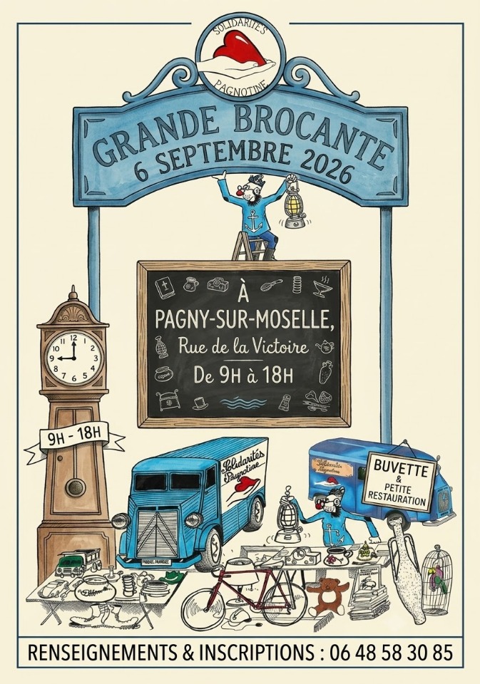 BROCANTE ORGANISEE PAR SOLIDARITES PAGNOTINE - Pagny-sur-Moselle
