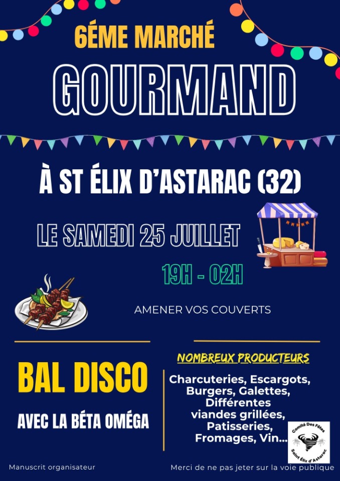 6&egrave;me March&eacute; gourmand - Saint-Élix
