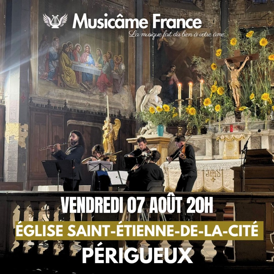 Concert &agrave; P&eacute;rigueux&nbsp;: Ravel, Debussy, Kreisler, Cantemir, Mozart, Bach - Périgueux