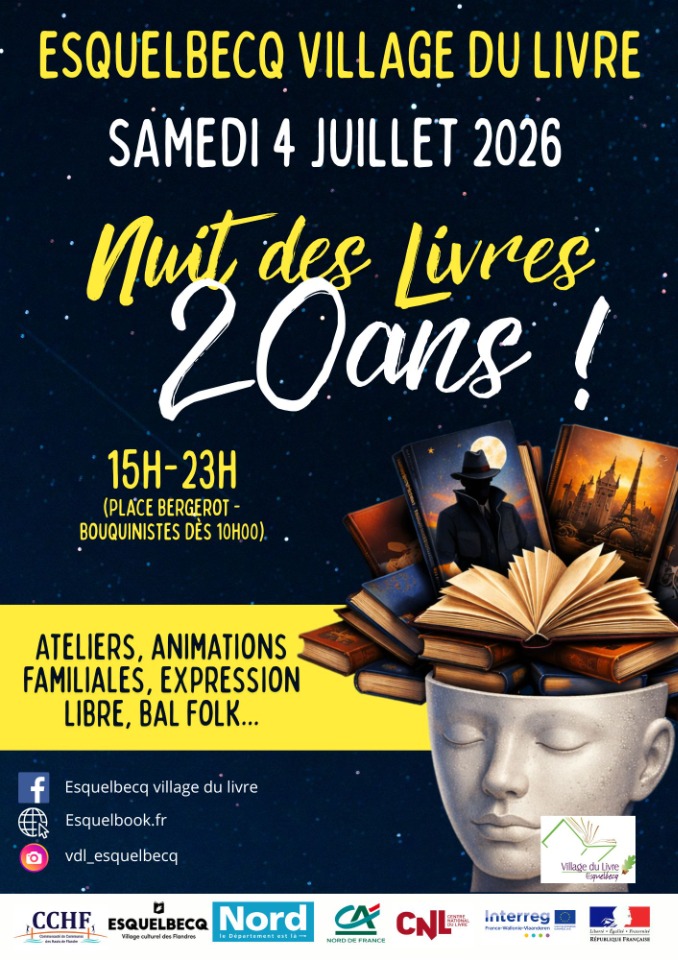 20&egrave;me Nuit des Livres  - Esquelbecq