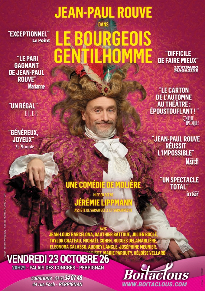 LE BOURGEOIS GENTILHOMME, JEAN-PAUL ROUVE - Perpignan