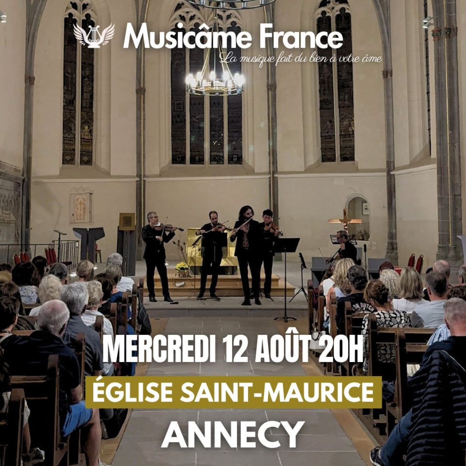 Concert &agrave; Annecy&nbsp;: Ravel, Debussy, Vivaldi, Cantemir, Mozart, Bach - Annecy