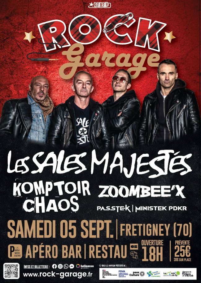  📍 Festival Rock-Garage - Fretigney (70) - 📅 05/09 - Fretigney-et-Velloreille