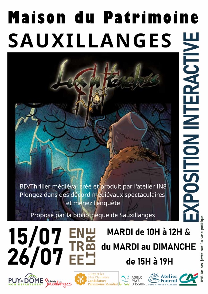 Exposition interactive Lux in Tenebris - Sauxillanges