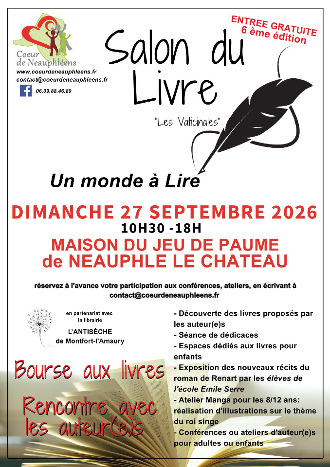 Salon du livre  - Neauphle-le-Château
