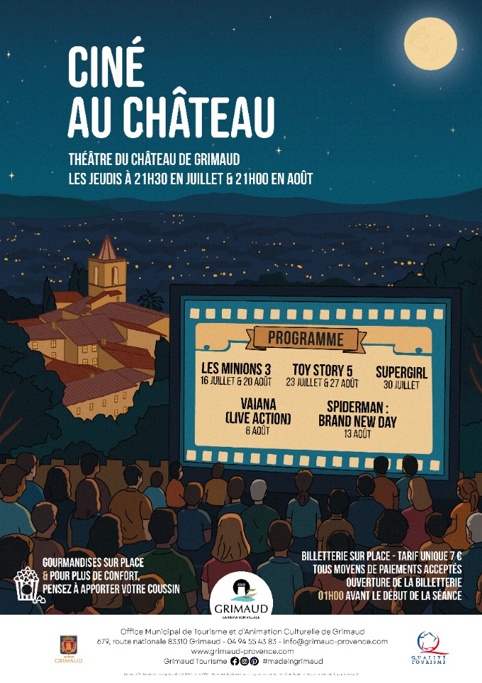 Cin&eacute; au ch&acirc;teau - Grimaud