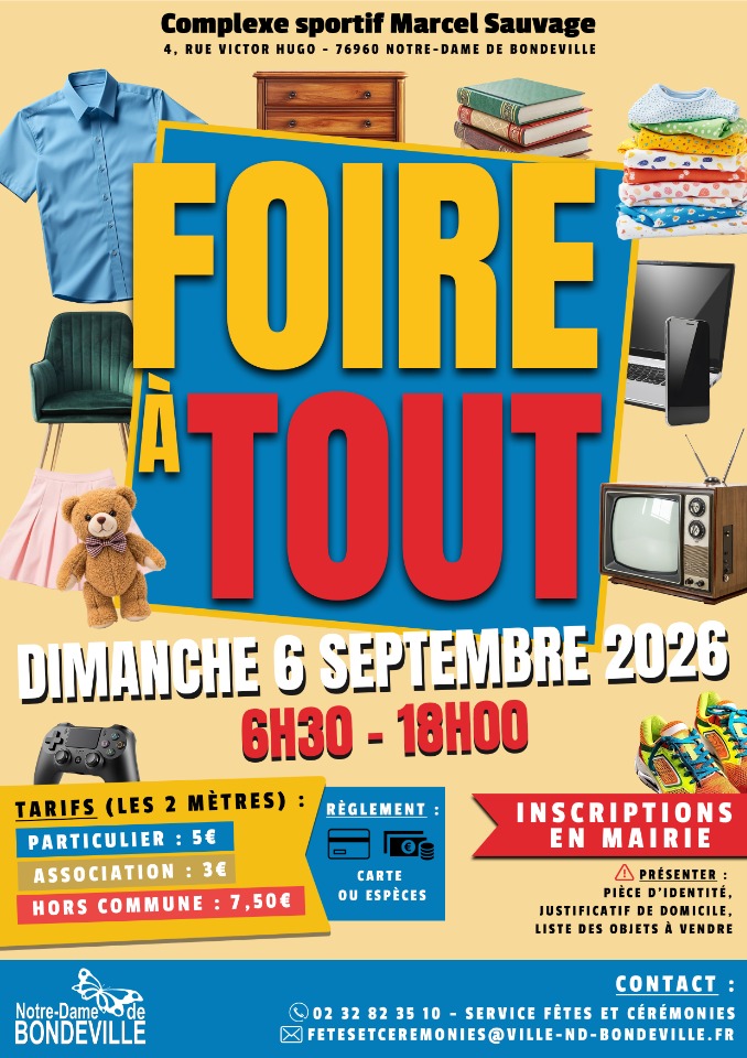 Foire &agrave; tout &agrave; Notre-Dame de Bondeville - Notre-Dame-de-Bondeville