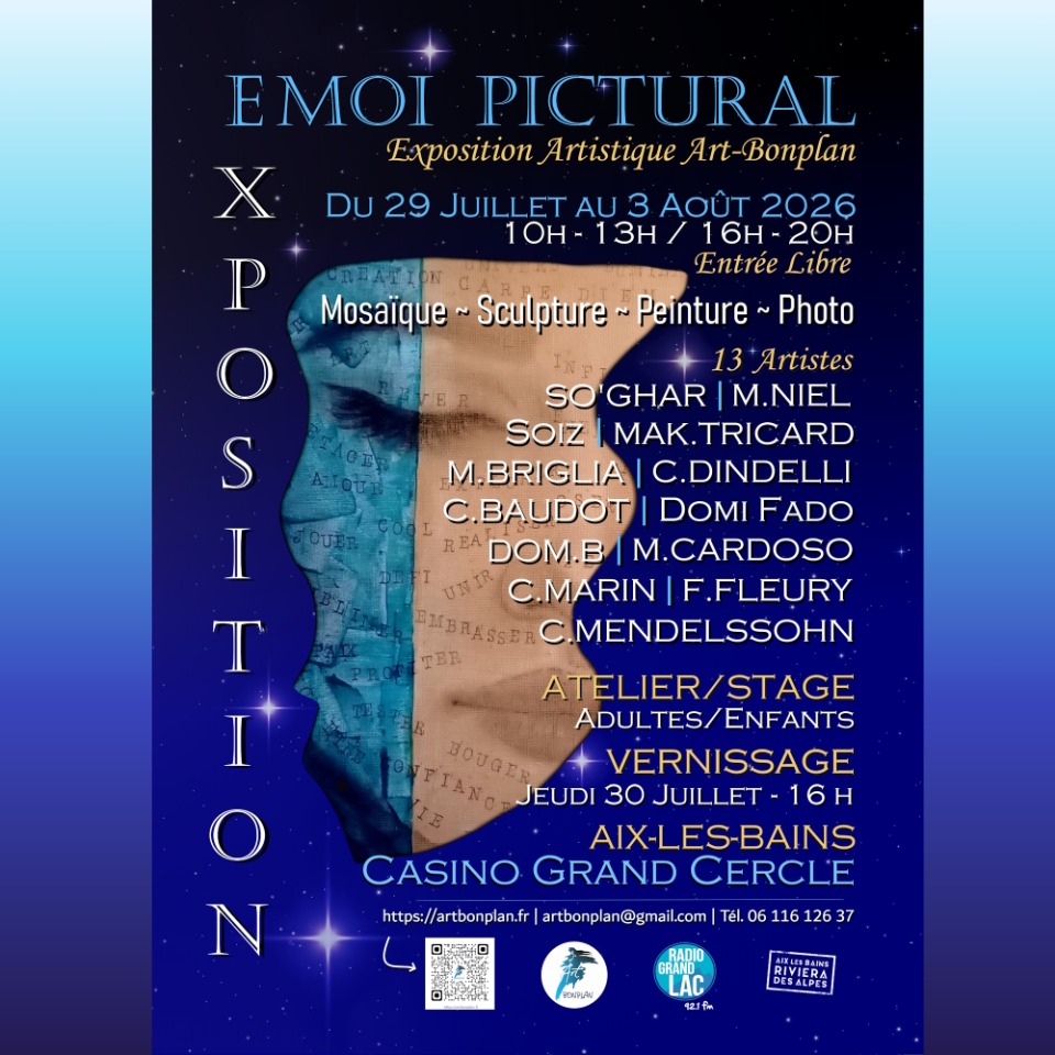 Emoi Pictural - Exposition au Casino Grand Cercle - Aix-les-Bains