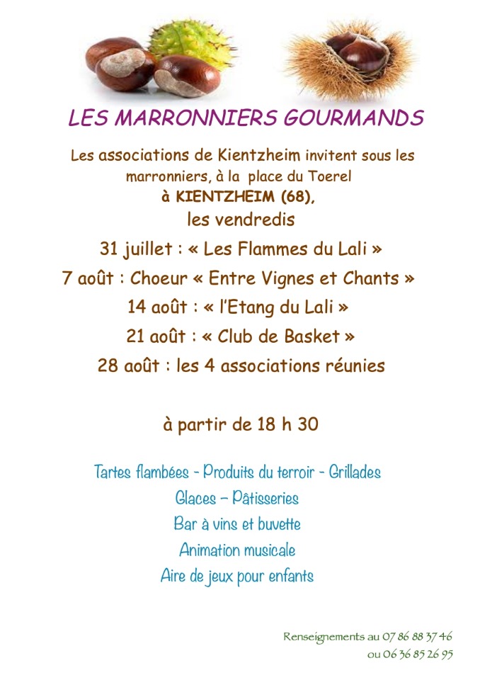 F&ecirc;te des Marronniers Gourmands - Kientzheim