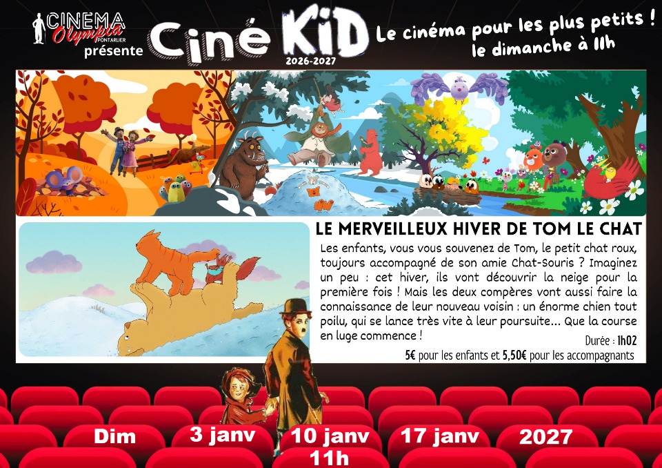 Cin&eacute; Kid - le merveilleux Hiver de Tom le Chat - Pontarlier