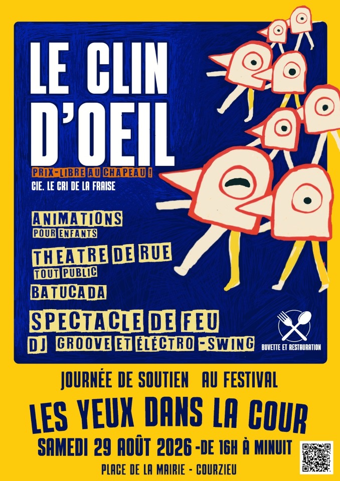 Le Clin d'&OElig;il &ndash; Journ&eacute;e de soutien au festival Les Yeux dans la Cour - Courzieu