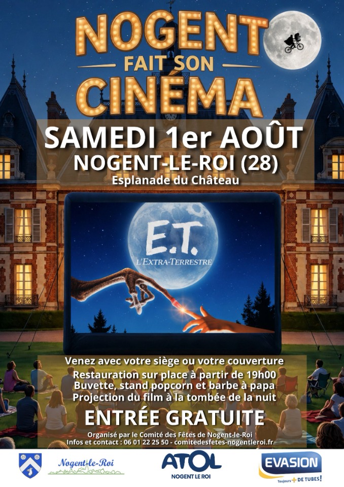 Nogent fait son cin&eacute;ma&nbsp;: E.T. l'extraterrestre - Nogent-le-Roi