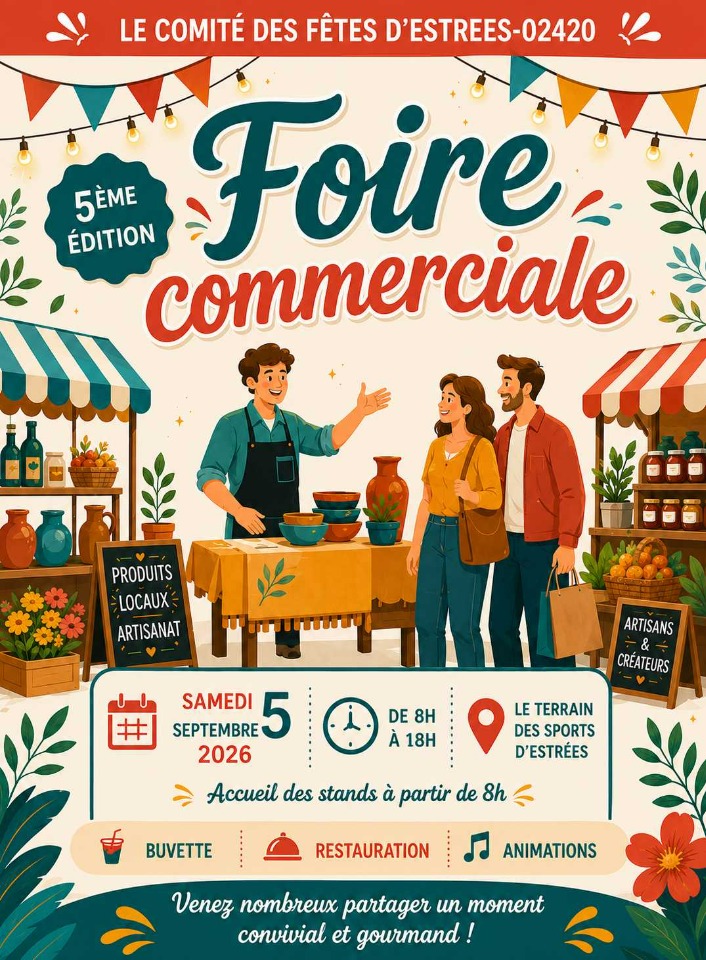 FOIRE COMMERCIALE ESTRESS 02420 - Estrées