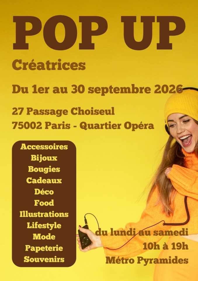 Pop Up Cr&eacute;atrices - Paris