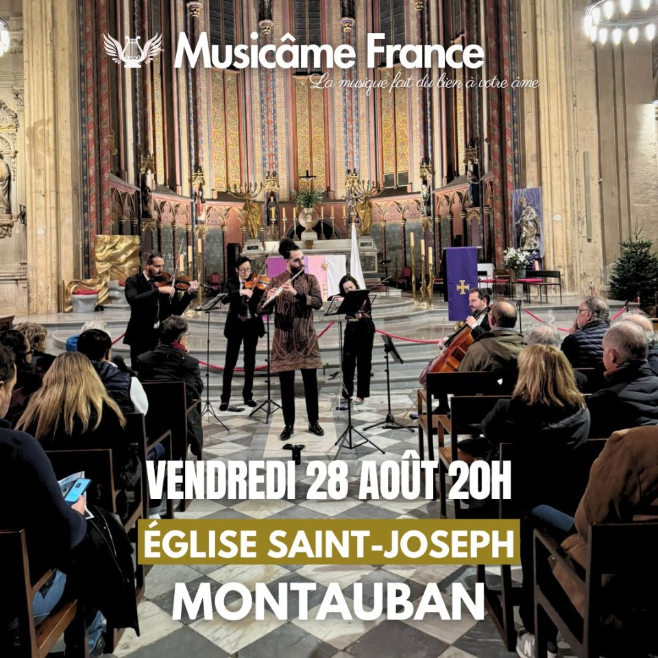 Concert &agrave; Montauban&nbsp;: Ravel, Debussy, Mozart, Vivaldi, Bach, Piazzolla - Montauban