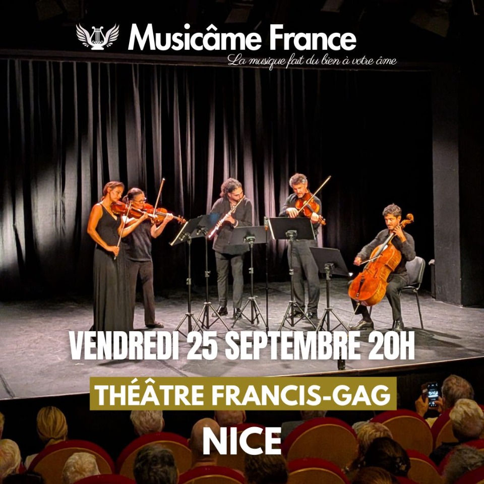 Concert &agrave; Nice&nbsp;: Ravel, Debussy, Cantemir, Mozart, Wieniawski, Bach - Nice