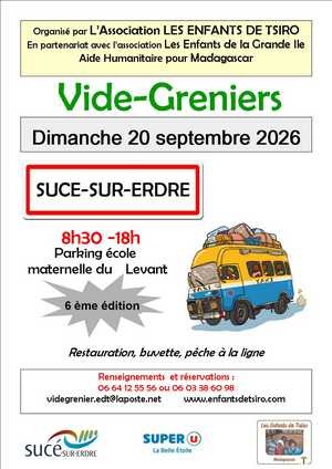 VIDE GRENIER SOLIDAIRE - Sucé-sur-Erdre