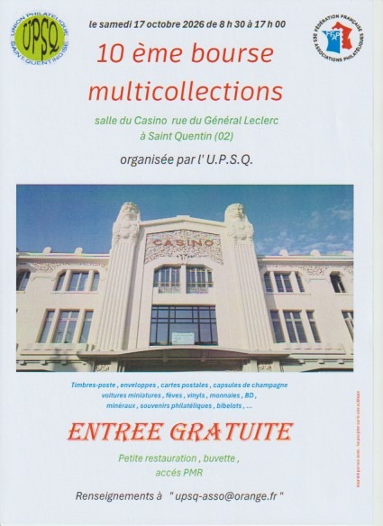 Bourse toutes collections - Saint-Quentin