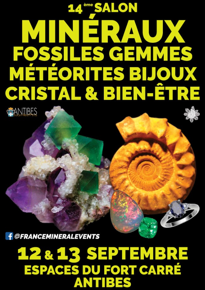 14&egrave;me Salon des Min&eacute;raux d'Antibes - Antibes