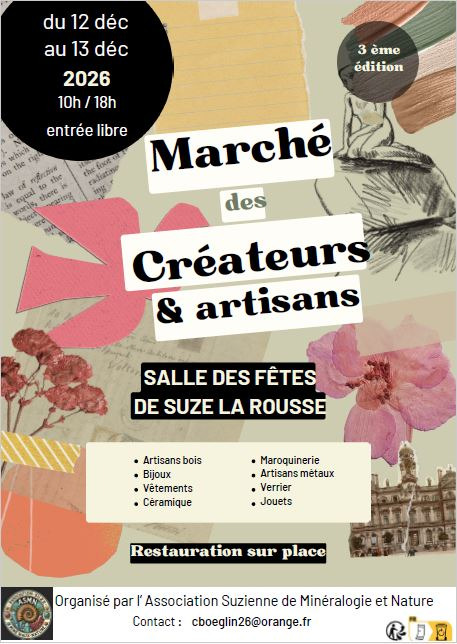3&egrave;me March&eacute; des Cr&eacute;ateurs et des Artisans - Suze-la-Rousse
