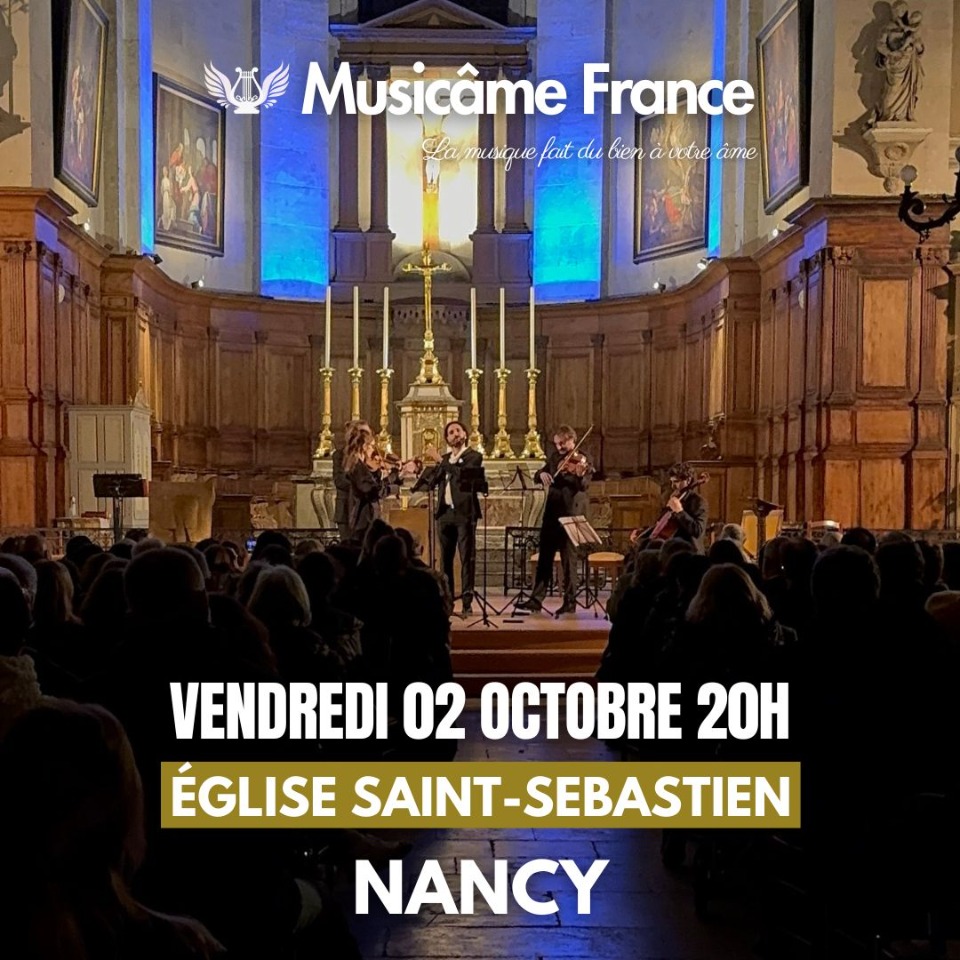 Concert &agrave; Nancy&nbsp;: Ravel, Debussy, Mozart, Vivaldi, Bach, Piazzolla - Nancy