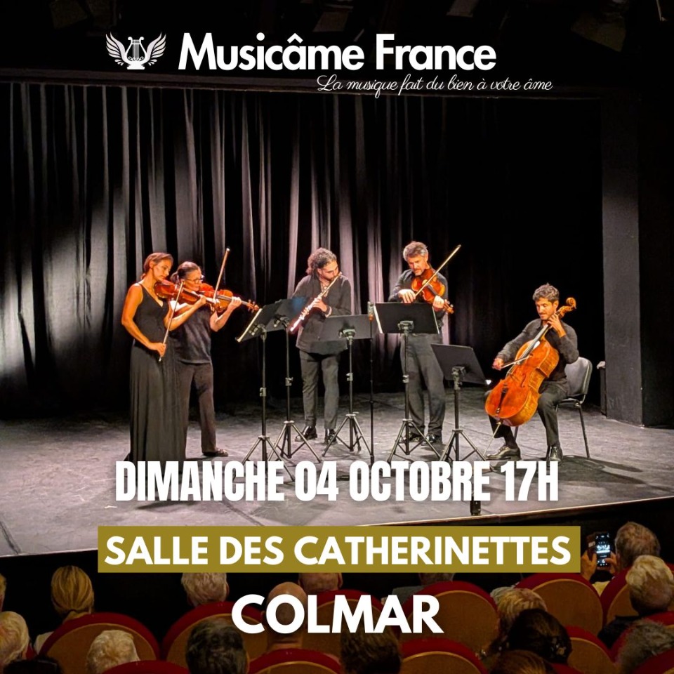 Concert &agrave; Colmar&nbsp;: Ravel, Debussy, Mozart, Vivaldi, Bach, Piazzolla - Colmar